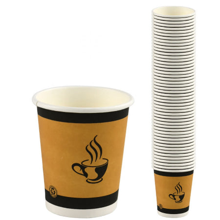 8oz Single Walled Paper Cups (50) | Discount Coffee