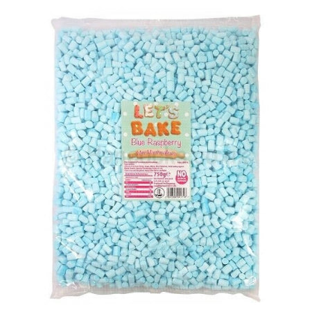 Blue Raspberry Mini Marshmallows Toppings (750g)
