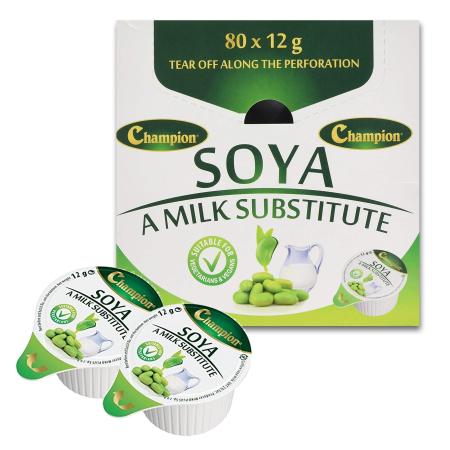 Champion Soya Milk Pots, Portions, Pods, Capsules | Discount Coffee 