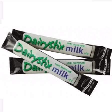 DairyStix UHT Semi Skimmed Milk (120 x12ml) - DiscountCoffee