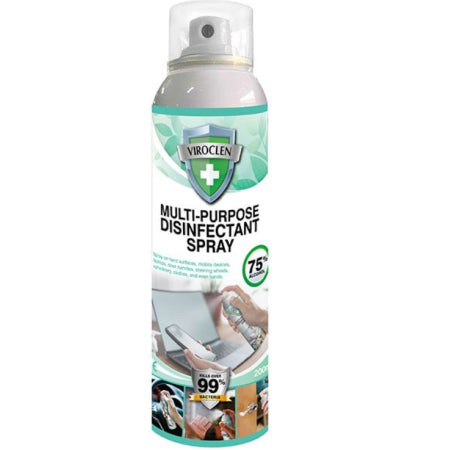 Viraclen Multi-Purpose Disinfectant Spray (200ml) | Discount Coffee