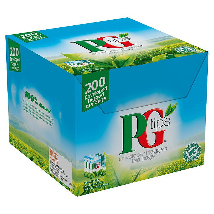 PG Tips Envelope Tea Bag Pack (200) - Discount Coffee