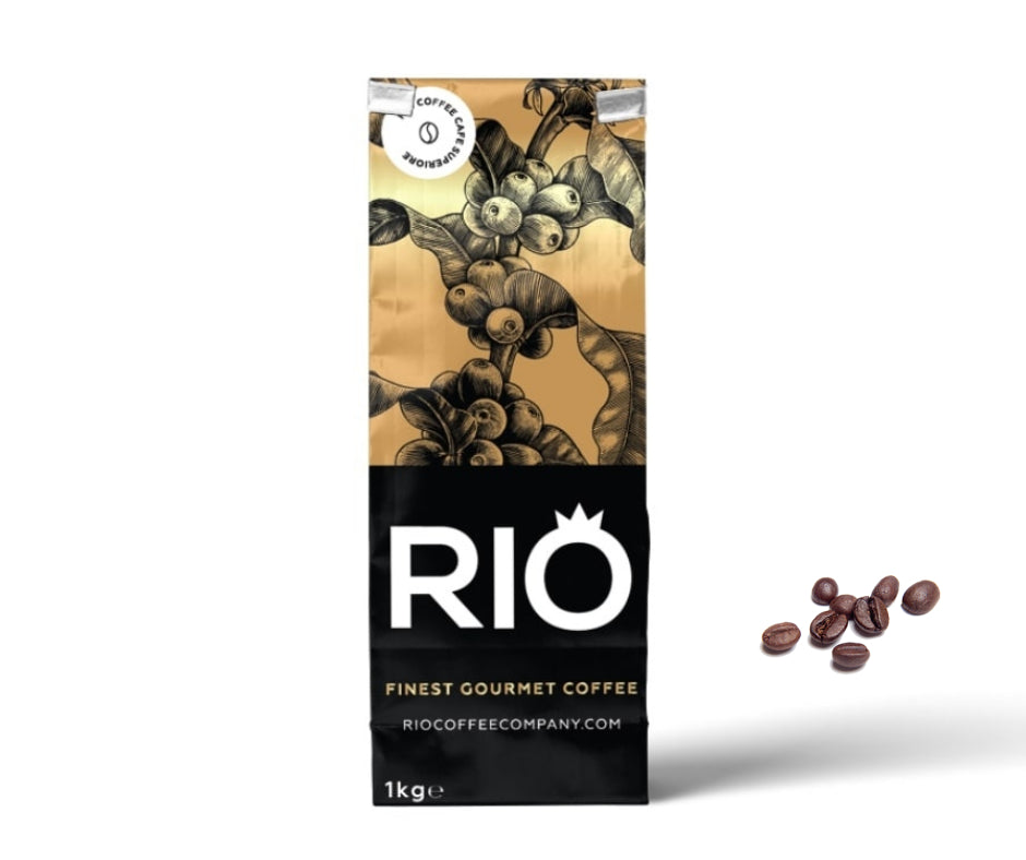 Rio Montoya Coffee Beans (4x1kg) - PLUS A FREE BOX OF TEA | Discount Coffee