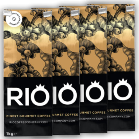 Rio Espresso Oro Coffee Beans - 60 Boxes (240kg) | Discount Coffee