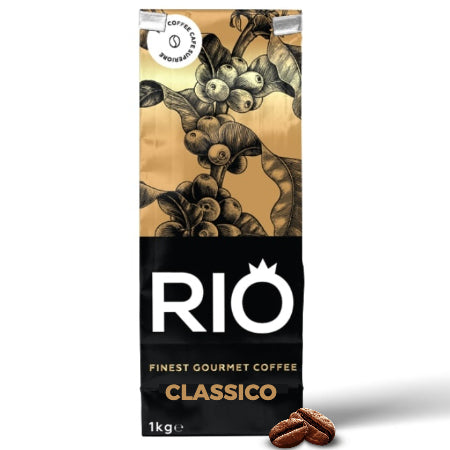 Rio Classico Coffee Beans (1kg) Italian Roast Coffee | Discount Coffee
