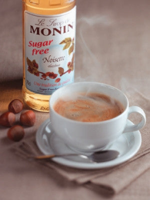 Monin Sugar Free Hazelnut Flavouring Syrup (1 Litre) - DiscountCoffee