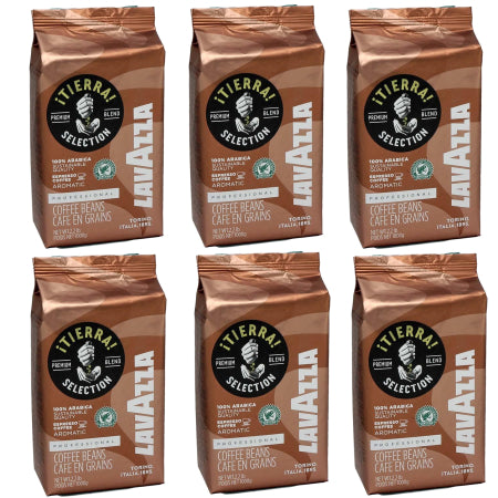 Lavazza Tierra Selection Coffee Beans 100% Arabica (6x1kg) | Discount Coffee
