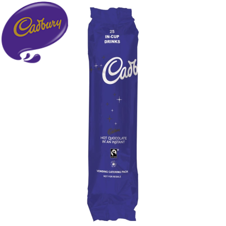 Cadbury's 73mm Incup Vending Chocolate (25 Cups)