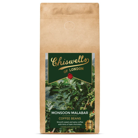Chiswells Monsoon Malabar Coffee Beans (1kg) | Discount Coffee
