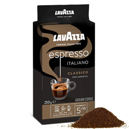 Lavazza Caffe Espresso Ground Coffee (250g) | Discount Coffee