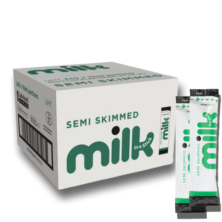 Milk in a stick 240 semi-skimmed milk | Discount Coffee