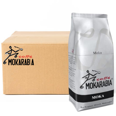 Mokarabia Caffe Moka Coffee Beans (6 x 1kg) | Discount Coffee