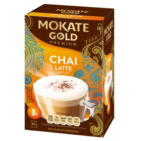 Mokate Instant Masala Spiced Chai Latte (8 Sachets) | Discount Coffee