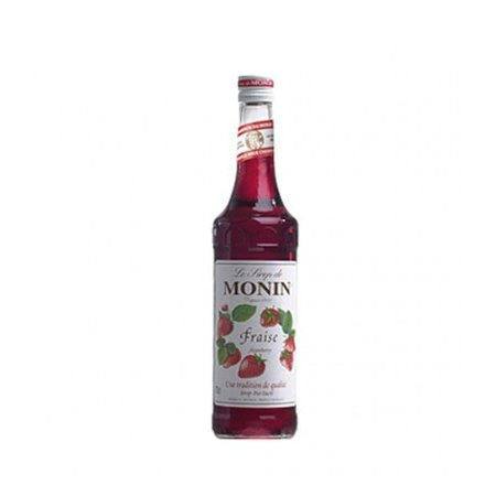 Monin Strawberry Flavouring Syrup (700ml) - DiscountCoffee