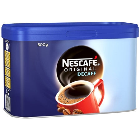 Nescafe Original Decaffeinated Coffee Granules (500g) - DiscountCoffee