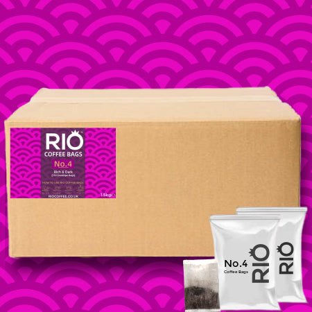 Rio No.4 Blend Coffee Bags - Bulk Buy (150) | Discount Coffee