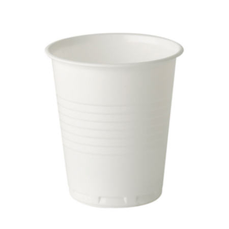 7oz Squat Plastic Vending Hot Drink Cup White (2000)