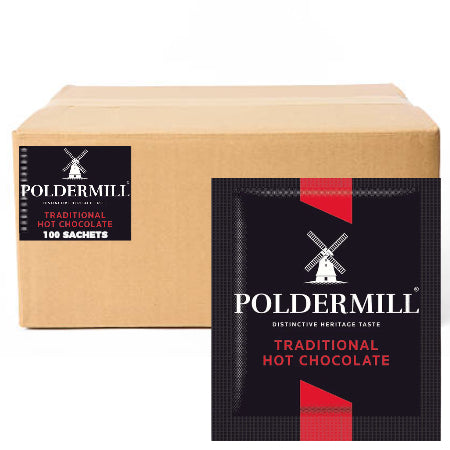 Poldermill Traditional Products Hot Chocolate Sachets (100 x 23g) | Discount Coffee