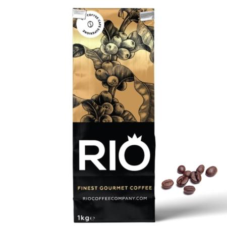 Rio Espresso Oro Coffee Beans (4x1kg) Buy 10, get one FREE | Discount Coffee