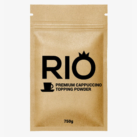 Rio Cappuccino Topping Powder Instant Vending Sachets (10 x 750g) | Discount Coffee