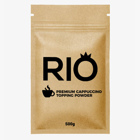 Rio Cappuccino Topping Powder Instant Vending Sachet (500g) | Discount Coffee