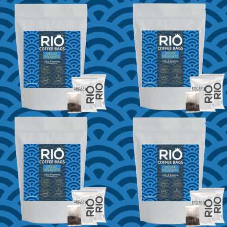Rio Decaf Delight Coffee Bags - (4 x 10 Bags) | Discount Coffee
