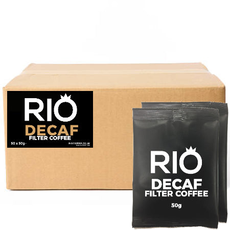 Rio Decaf Filter Coffee (50x50g sachets) | Discount Coffee