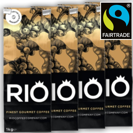 Rio Fairtrade Coffee Beans (Bulk Buy - 44kg) | Discount Coffee