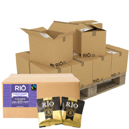Rio Fairtrade Filter Coffee  (Bulk Buy - 11 Boxes) | Discount Coffee