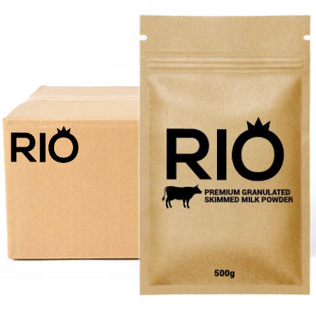 Rio Granulated Skimmed Milk Powder (10 x 500g) Instant Vending | Discount Coffee