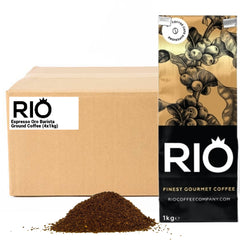 Rio Espresso Oro Barista Ground Coffee (4x1kg) | Discount Coffee