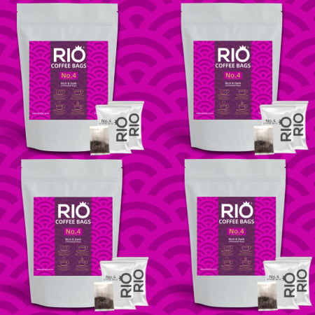 Rio No.4 Blend Coffee Bags - (4 x 10 Bags) | Discount Coffee