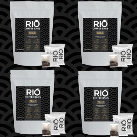 Rio No.6 Blend Coffee Bags - (4 x 10 Bags) | Discount Coffee