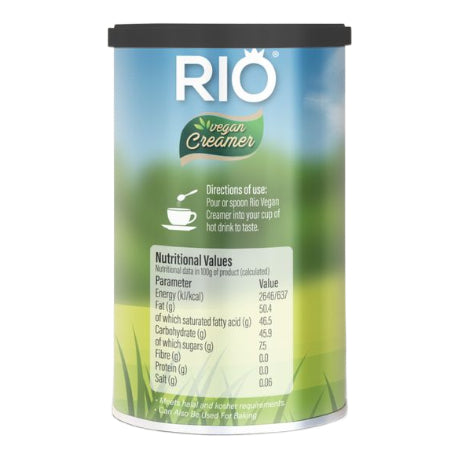 Rio Vegan Coffee Creamer Tin (250g) | Discount Coffee