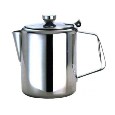 Stainless Steel Tea/Coffee Pot (12oz) - DiscountCoffee