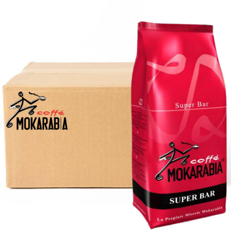 Mokarabia Caffe Super Bar Coffee Beans (6 x 1kg) | Discount Coffee