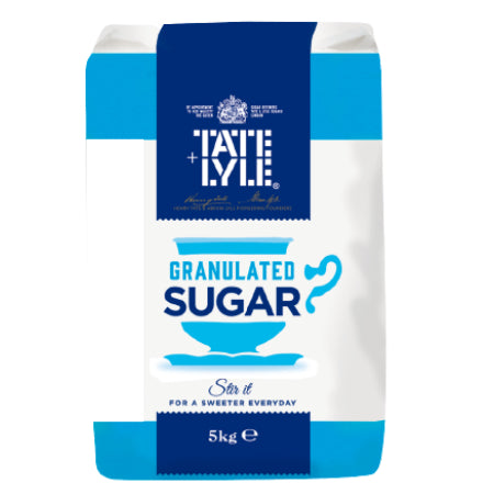 Tate & Lyle Granulated White Sugar 5kg | Discount Coffee