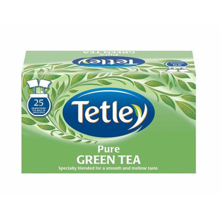 Tetley Green Tea - Pure (25 bags) - DiscountCoffee