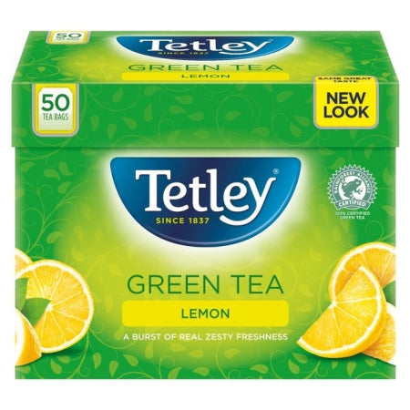 Tetley Green Tea - Lemon (50 bags)