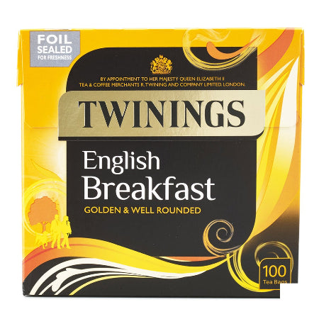 Twinings Traditional English Breakfast Tea Bags (100) | Discount Coffee