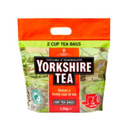 Yorkshire Tea Tea Bags (480) - DiscountCoffee