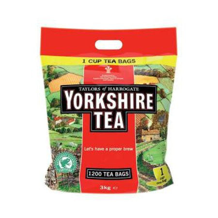 Yorkshire Tea Bags (1200) - DiscountCoffee