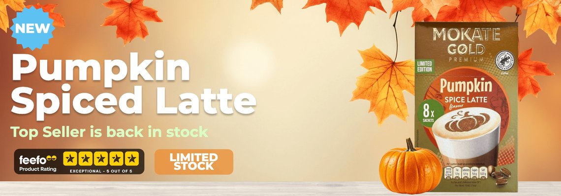 New Mokate Pumpkin Spiced Latte - Discount Coffee